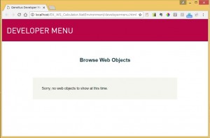 DEVELOPER MENUの起動